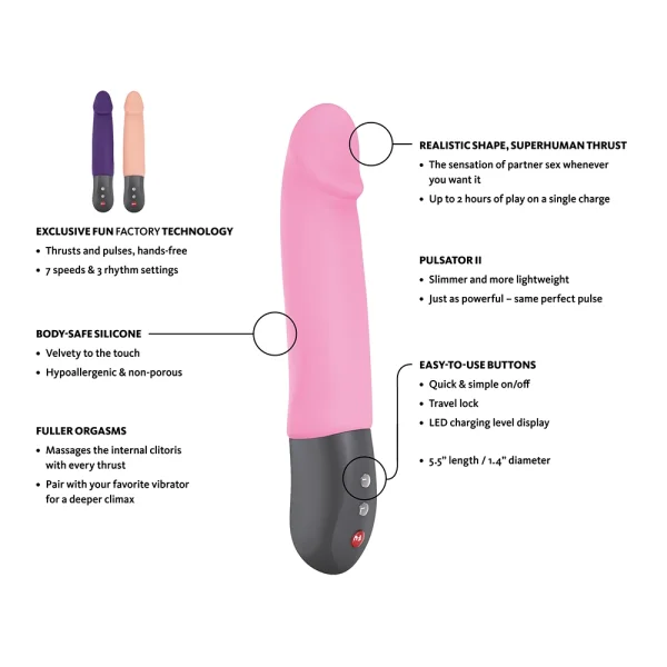 FUN FACTORY Stronic Real PULSATING REALISTIC VIBRATOR