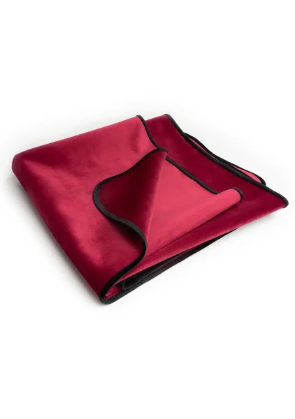 Fascinator Mini Throw Moisture-Proof Sensual Blanket - Microvelvet Platinum 36" x 26"