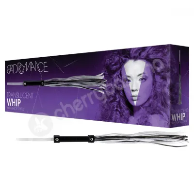 Bad Romance Translucent Whip With Black Stripes