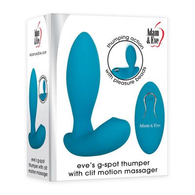 Adam Eve G Spot Thumper with Clit Motion Massager