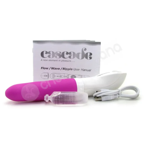 Cascade Flow Pink Self Lubricating Vibrator