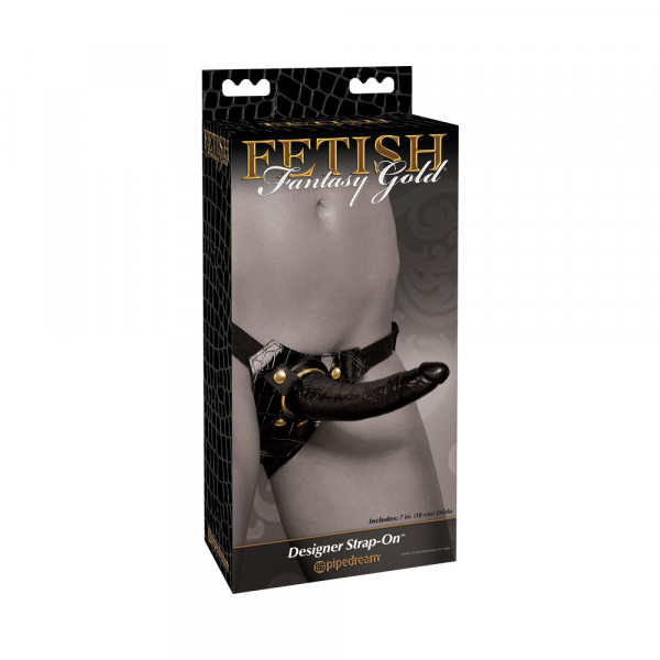 Fetish Fantasy Gold Designer Strap-On Black