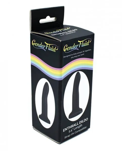 Gender Fluid Enthrall Dildo 5.4 Inch - Black