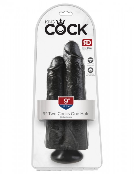 9" Two Cocks One Hole