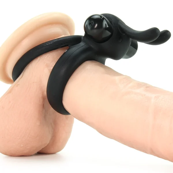 Ohare Vibrating Silicone Cock Ring By Screaming O - Black