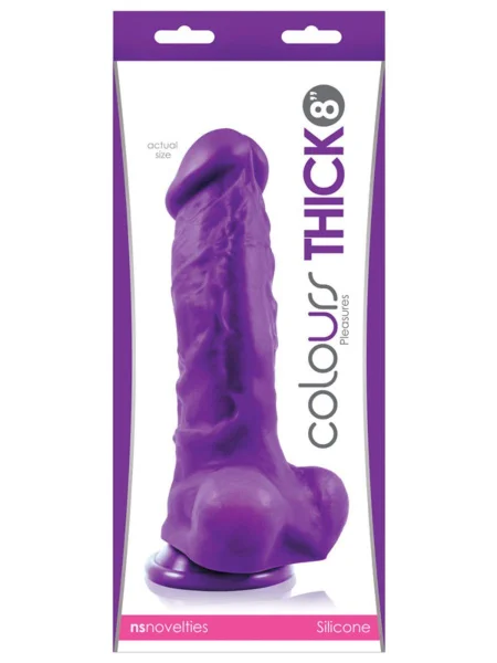 Colours Pleasures Thick 8 in. Dildo