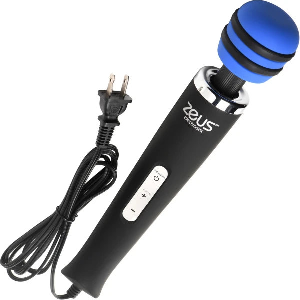 Zeus Blue Arc Plug In E-Stim Vibrating Wand