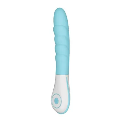 Silkskyn Recharge Ribbed Vibe 8 6 Inch Blue
