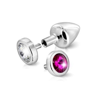 Anni Switch Butt Plug Silver 25mm
