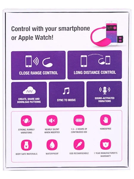 Lovense Lush App Controlled Love Egg Vibrator