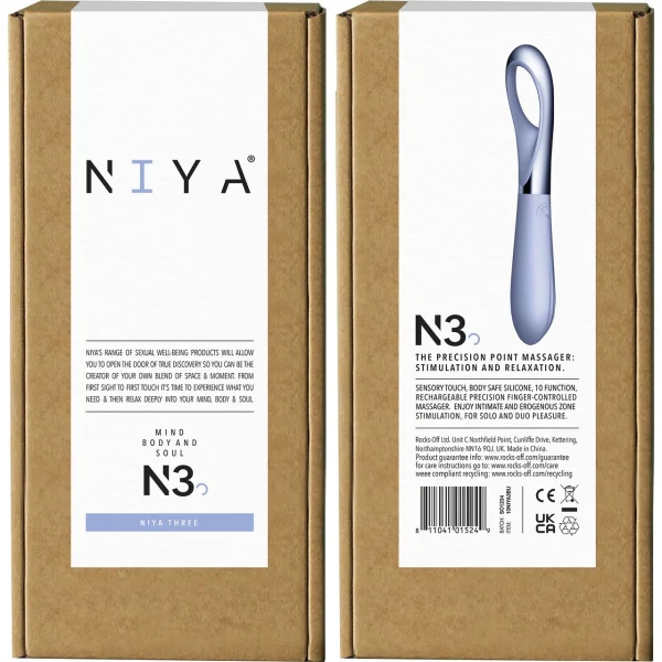 NIYA 3 Precision Vibrating Silicone Waterproof Rechargeable Clitoral Stimulator