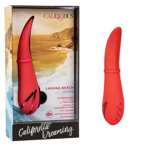 California Dreaming Laguna Beach Lover Silicone Waterproof Clitoral Vibrator By CalExotics