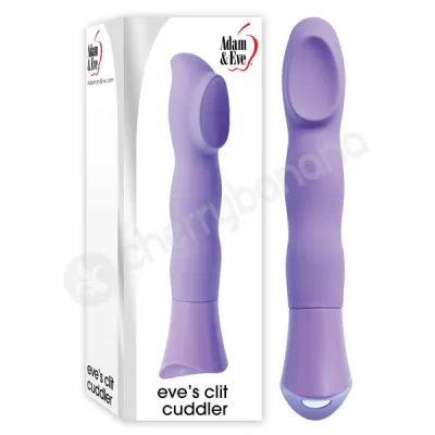 Adam Eve Purple Eve s Clit Cuddler Vibrator