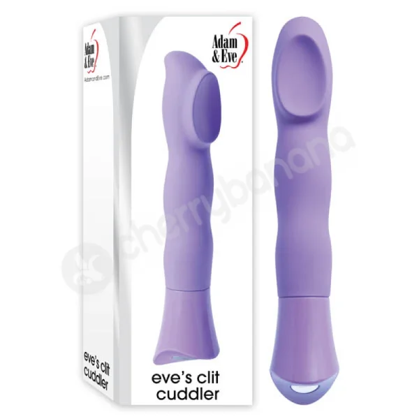 Adam & Eve Purple Eve's Clit Cuddler Vibrator