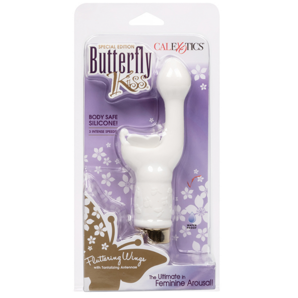 CalExotics Butterfly Kiss Special Edition-White 7.5"