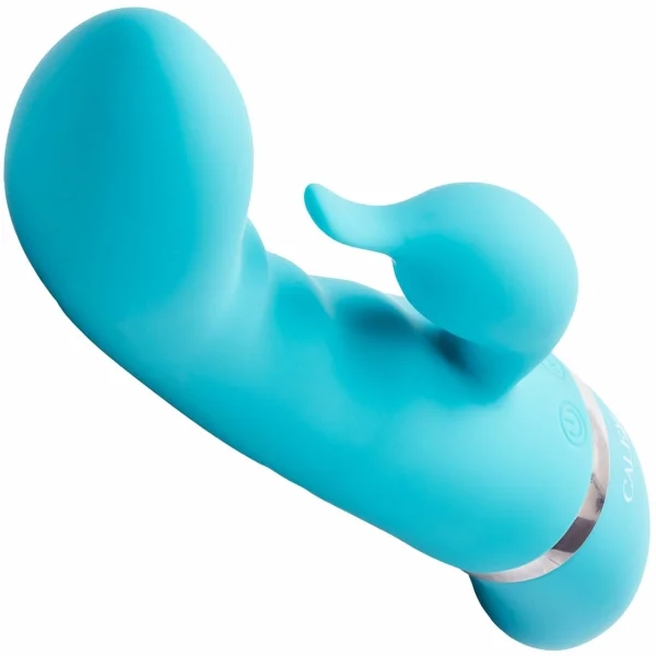 Foreplay Frenzy Teaser Dual Stimulation Vibrator by CalExotics - Blue
