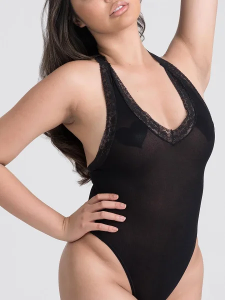 Lovehoney Crotchless Halterneck Teddy