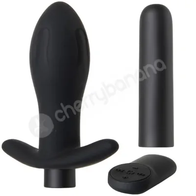 Zero Tolerance Booty Bounce Black Remote Controlled Vibrating Butt Plug