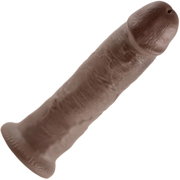 King Cock 10" Suction Cup Dildo - Chocolate