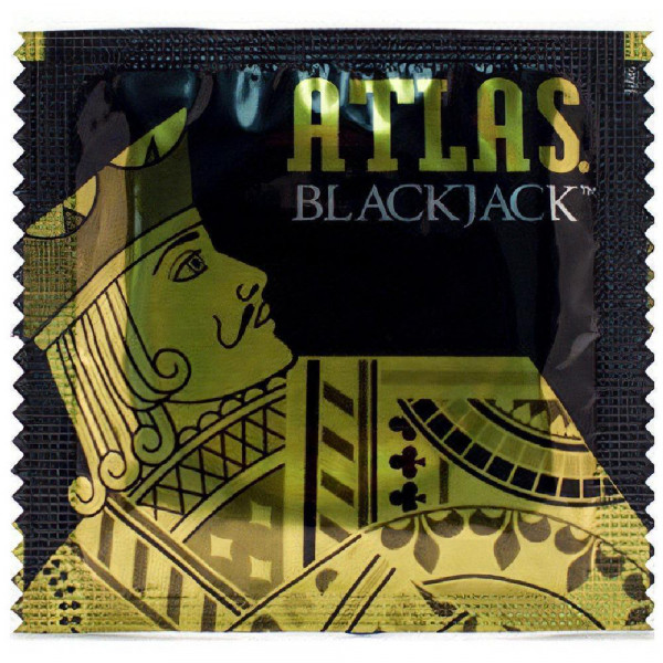 Atlas Blackjack Lubricated Condoms