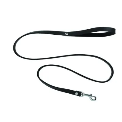 Extremeline Leather Leash 4 Ft Black