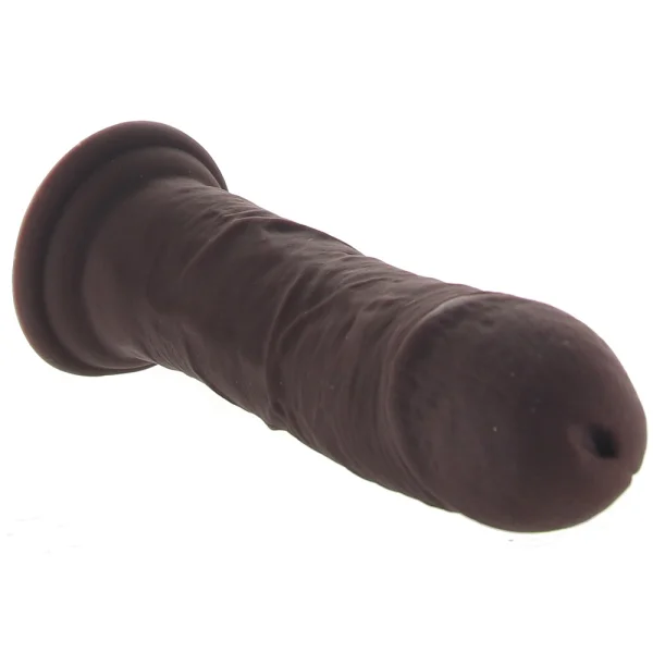 Dr. Skin Dr. Shepherd 8" Realistic Posable Silicone Dildo With Suction Cup By Blush - Chocolate