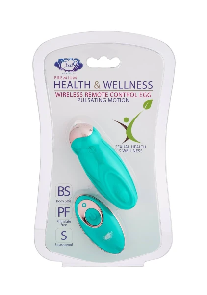 Health and Wellness Wireless Remote Control Egg - Pulsating Motion