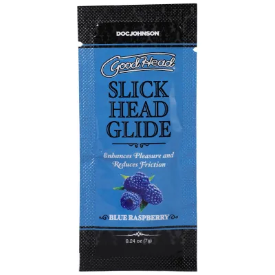 Goodhead Slick Head Glide Blue Raspberry 0 24 Oz