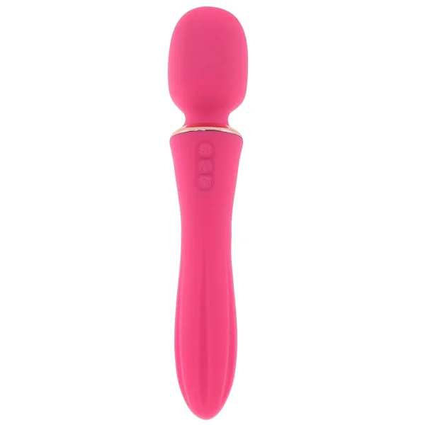 Nubii Mika Silicone Rechargeable Waterproof Mini Wand Massager By Nu Sensuelle - Pink