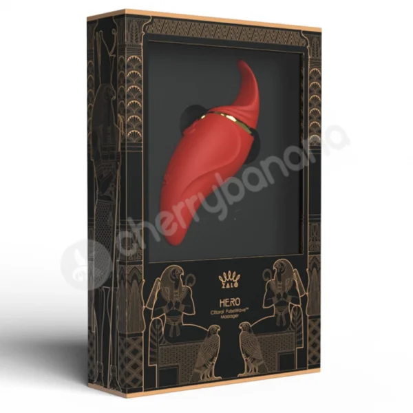 Zalo Hero Wine Red Licking Motion Clitoral Stimulator