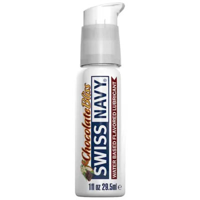 Swiss Navy Chocolate Bliss Flavoured Lubricant 1oz White 1oz