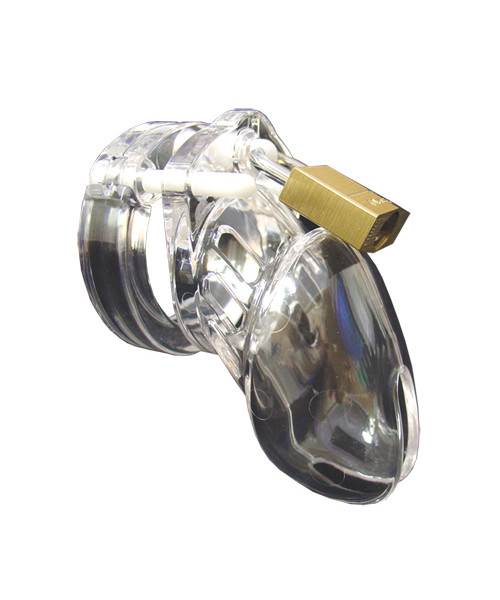 CB-6000S Chastity Cage - Clear - 37 mm