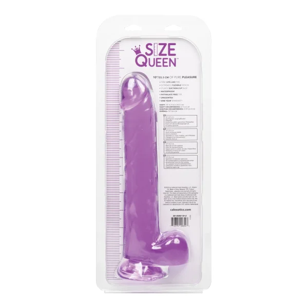 Size Queen 10 Inch- Purple