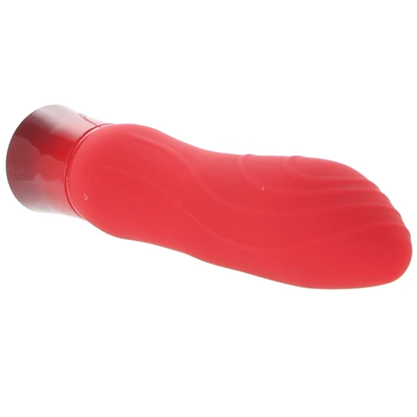 Oh My Gem Desire Rechargeable Waterproof Silicone Warming Vibrator By Blush - Ruby