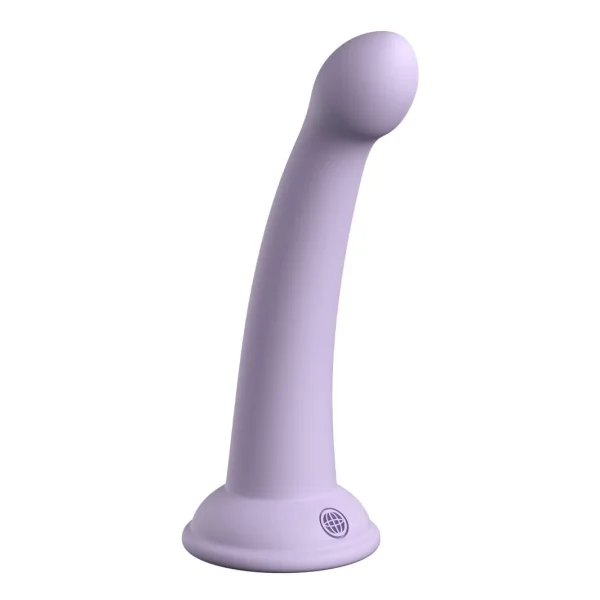 Dillio Platinum Secret Explorer Silicone 6" Suction Cup Dildo - Lavender