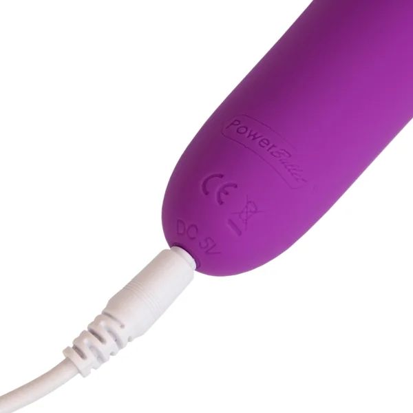 Wonderlust Destiny Silicone Rechargeable Wand Massager - Purple — image 5 of 7