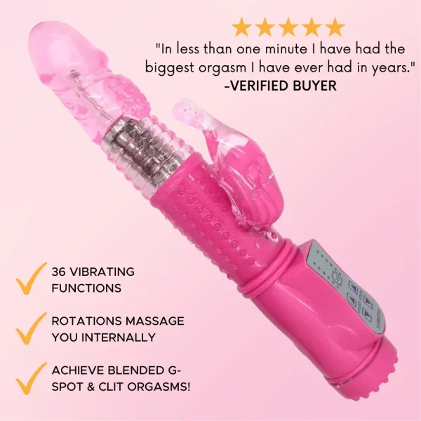 FREE ROTATING Rabbit Vibrator - Add To Your Cart!