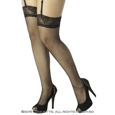 Lace Top Fishnet Stocking