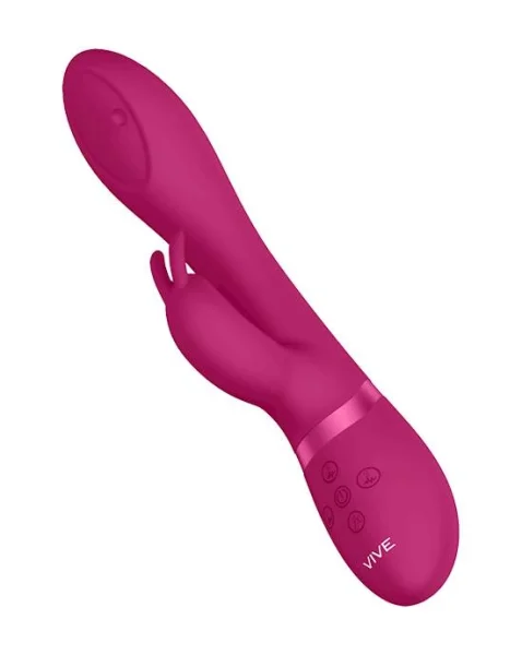 Mira - Spinning G-spot Rabbit  - Pink - 8 Inch