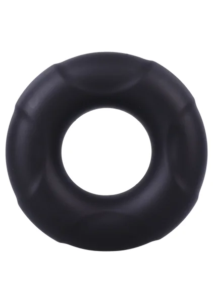 In A Bag Black Silicone C-Ring By Doc Johnson