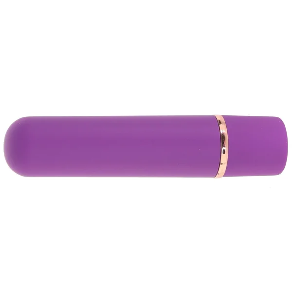 Nubii Tulla 10 Pattern Rechargeable Silicone Waterproof Bullet Vibrator By Nu Sensuelle - Purple