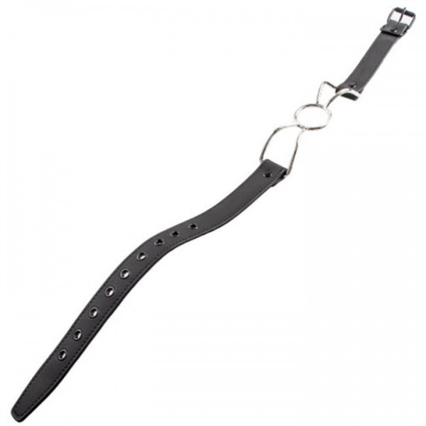Bondara Matte PU Black and Metal Spider Mouth Gag — image 4 of 4