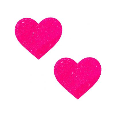Neva Nude Neon Pink Heart Pasties