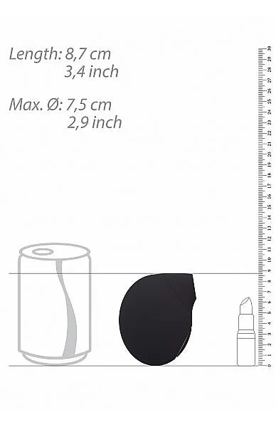 Irresistible Seductive Black Clitoral Stimulator Air Wave