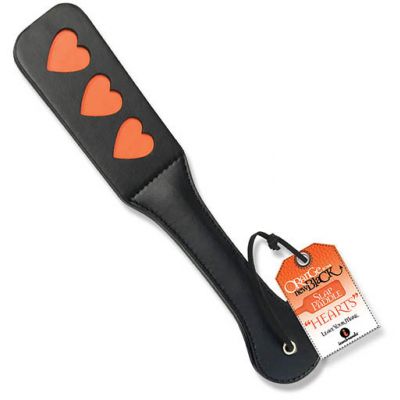 The 9 s Orange Is The New Black Slap Paddle Hearts Black Paddle