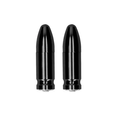 Magnetic Nipple Clamps Diamond Bullet Black