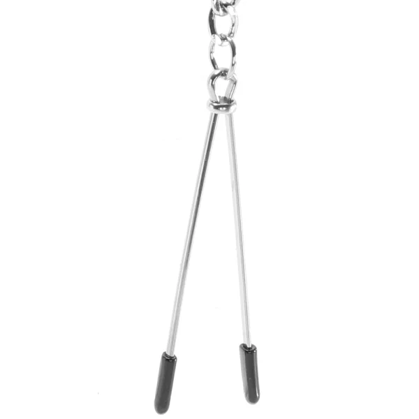 Adjustable Tweezer Nipple Clips With Chain