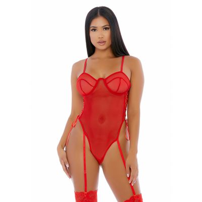 Make it Ring Teddy Red Lingerie Sexy