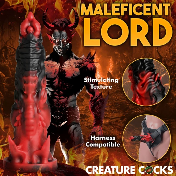 Mephisto 7.25" Silicone Suction Cup Dildo By Creature Cocks