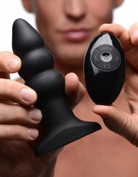 Rimming Model I 5" Textured Motorised Butt Plug